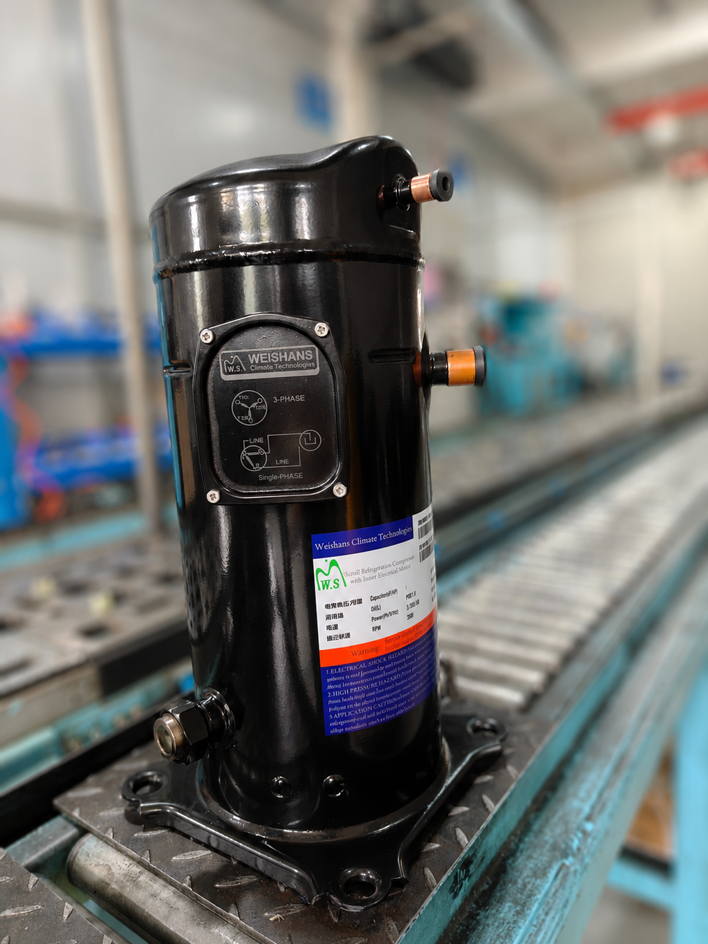 WB2-25HP, R22, 220V,380V, Weishans Scroll Compressor
